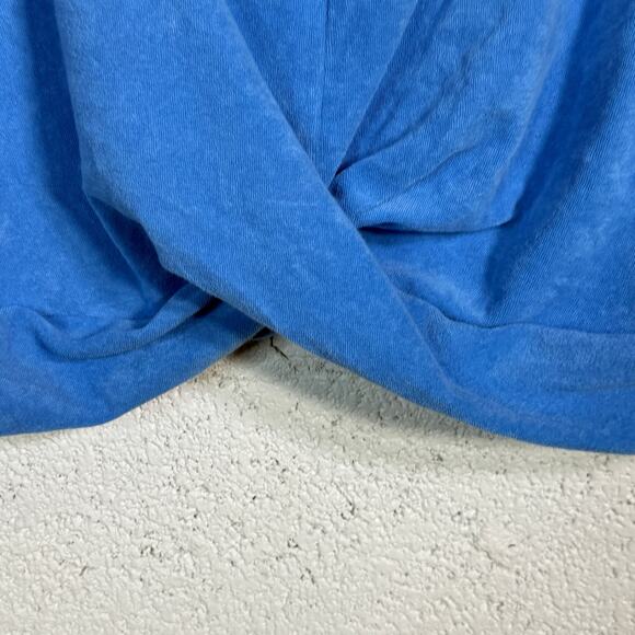 COTTON on Women's Active Sweat to Swim crop Top Blue, 16W - Picture 2 of 6